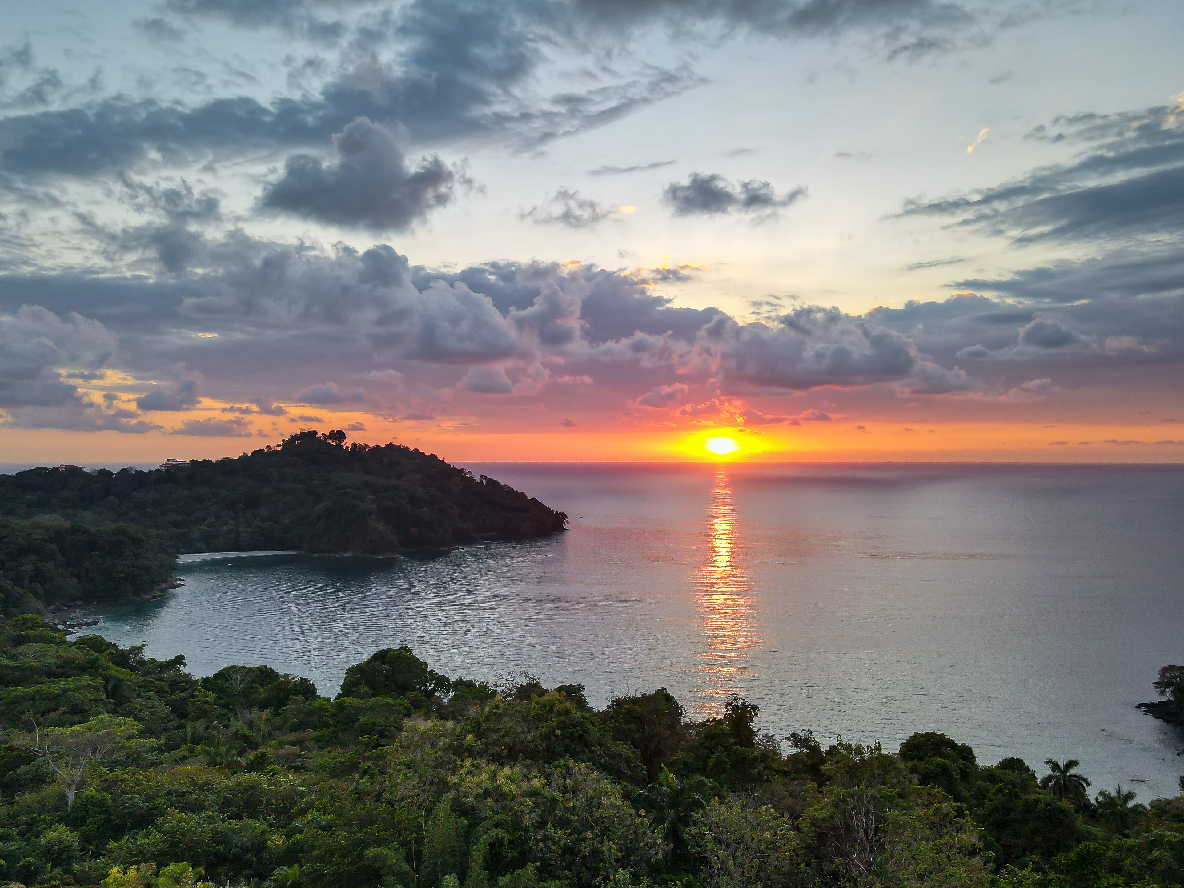 Dramatic sunset ocean views every night