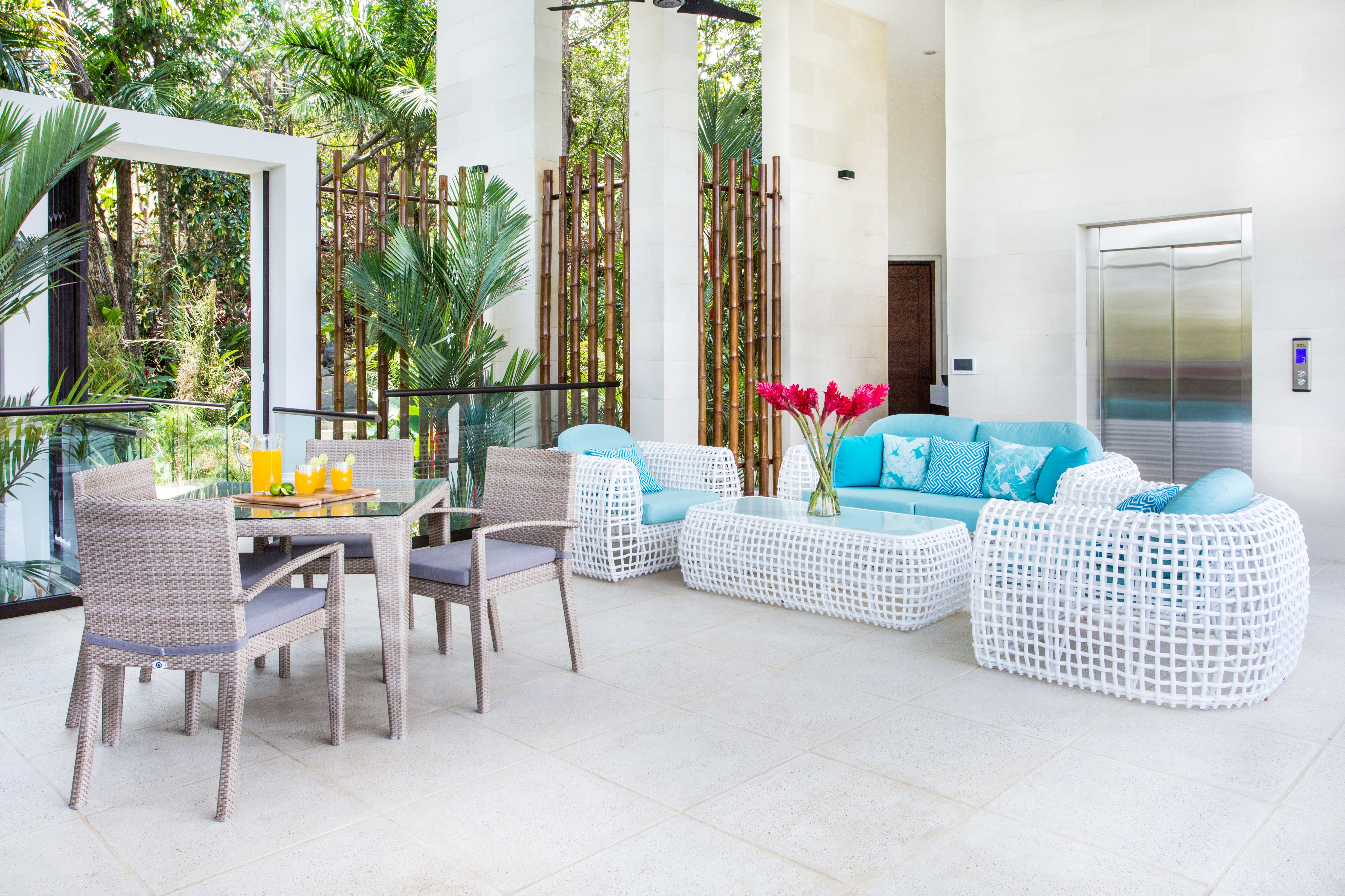 ...to the second floor where the pool and outdoor social areas are located