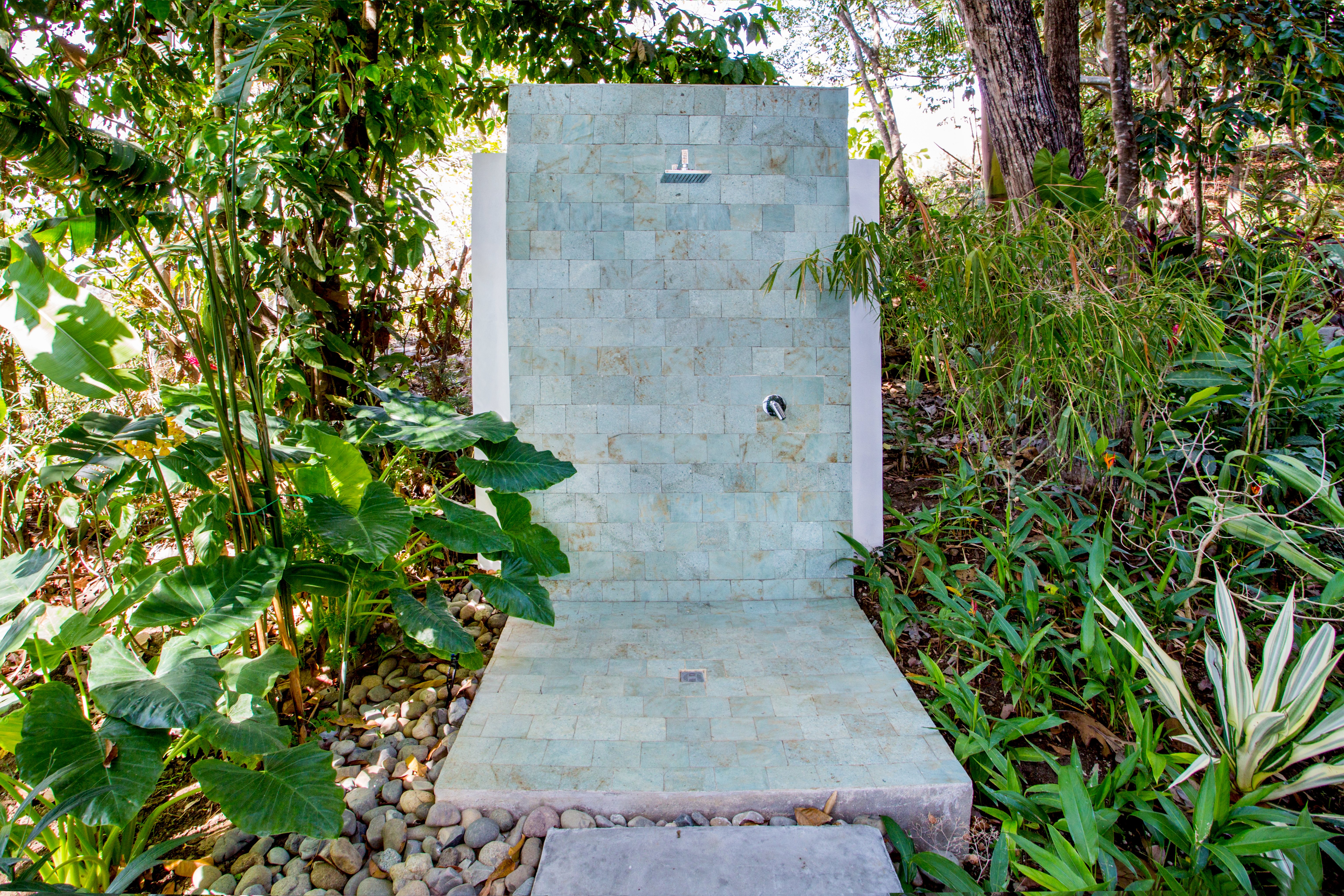 An outdoor shower…