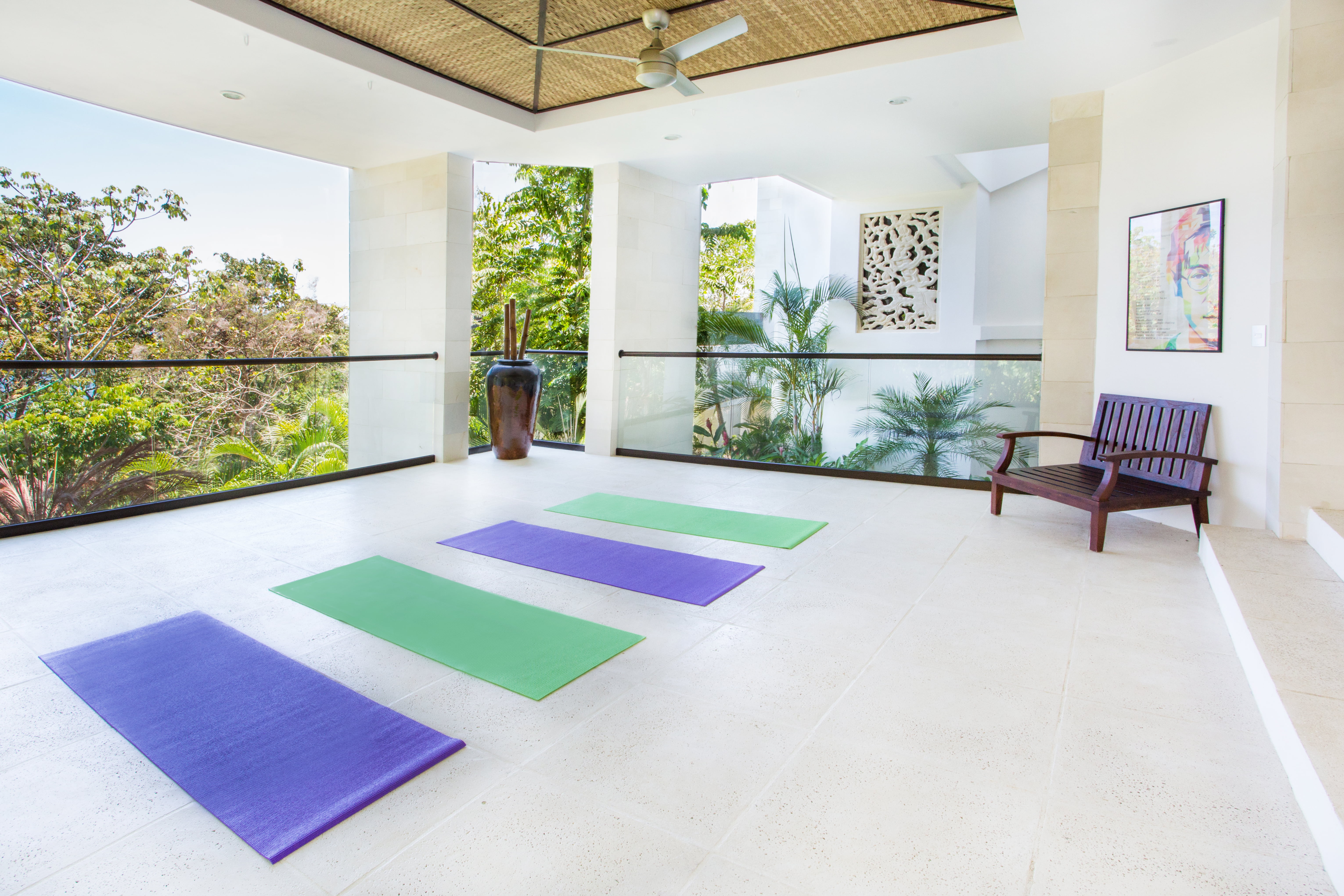 This serene spot is also perfect for an outdoor massage