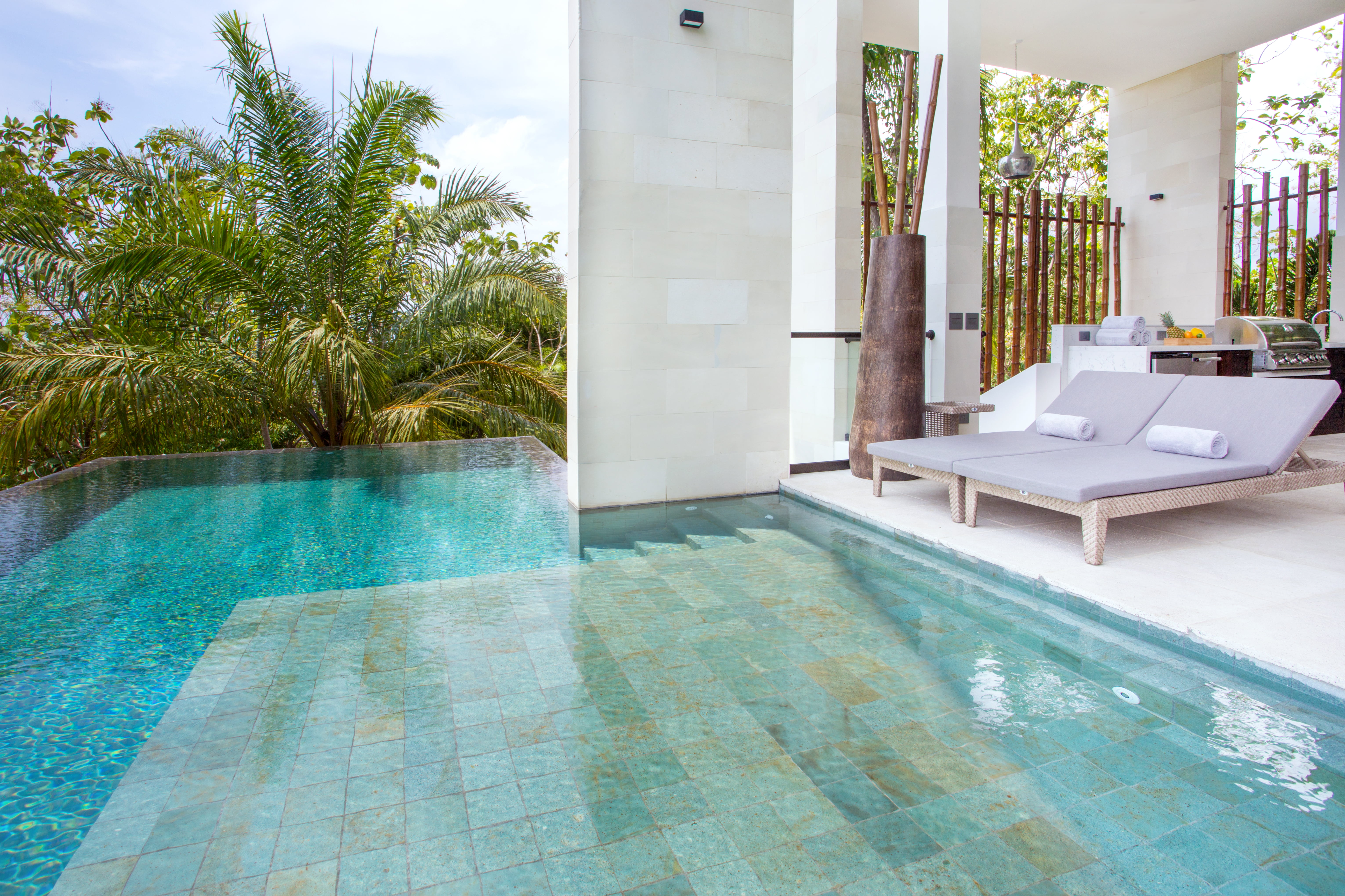 Enjoy a cool dip in the pool…