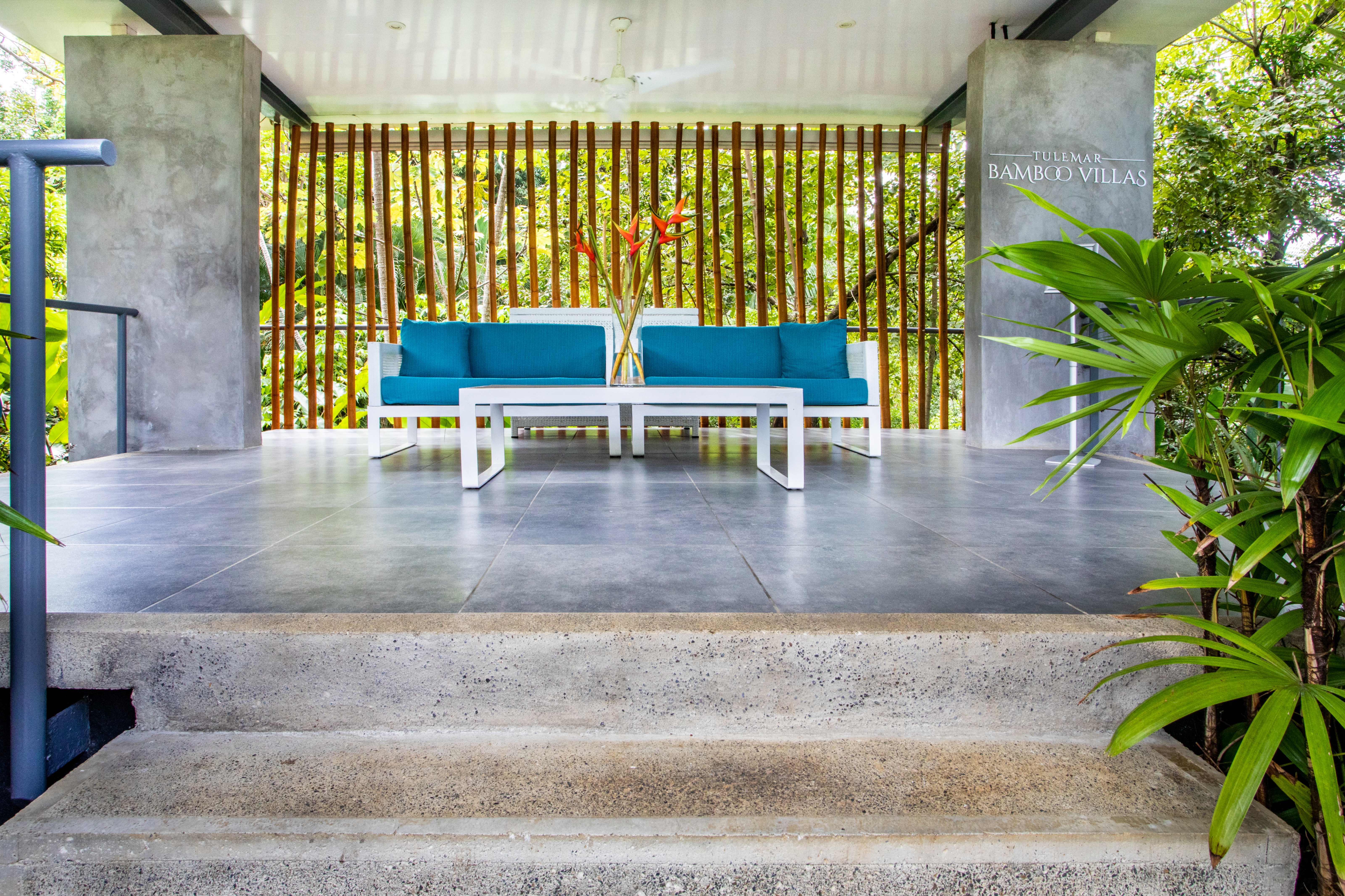 The multi purpose areas currently configured for a reception or waiting area