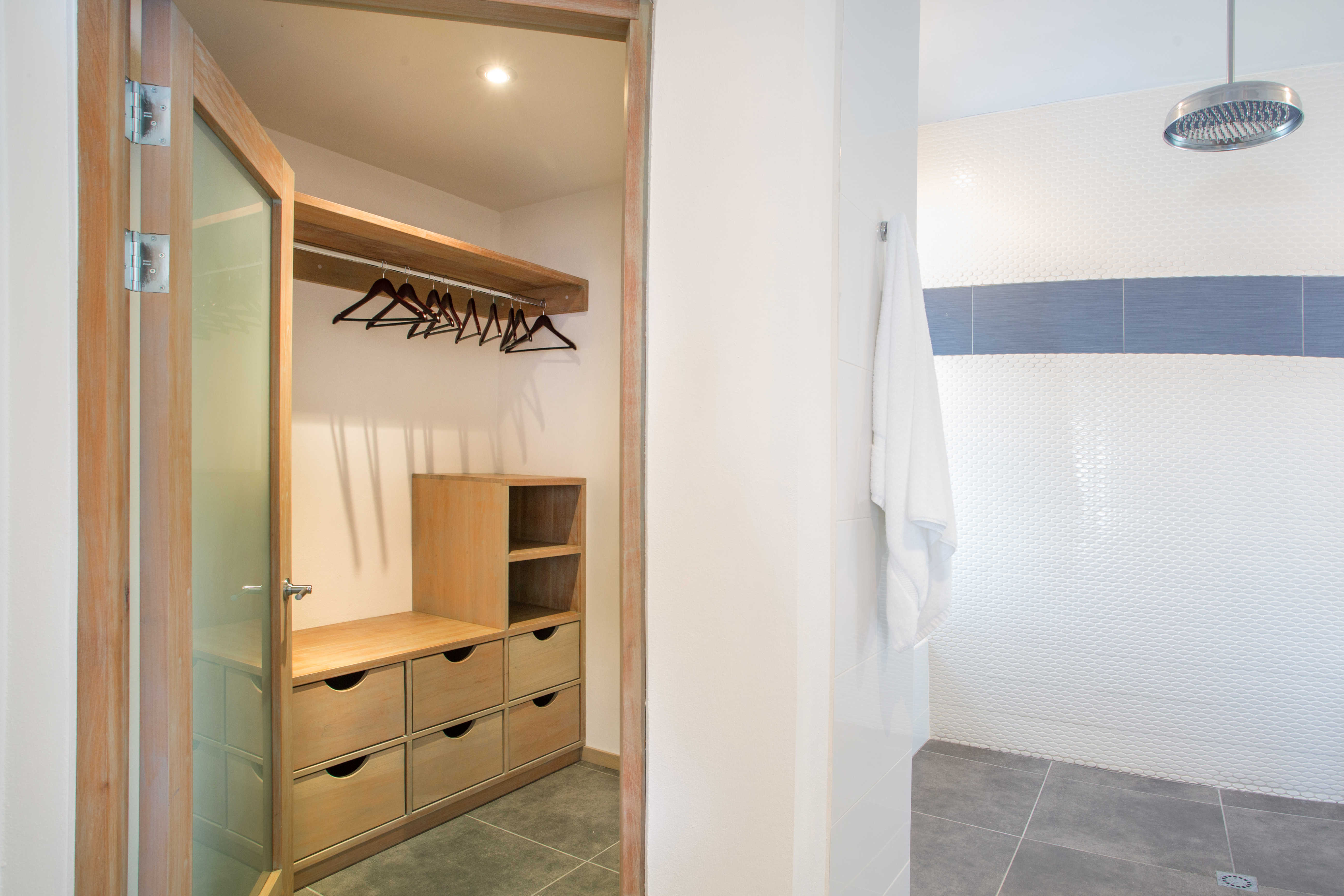 The closet; plenty of room for everything